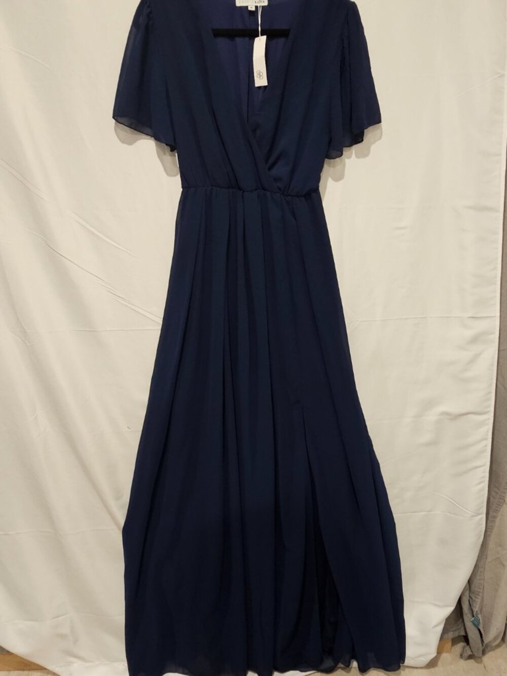 Baltic Born Navy Blue Maxi Dress Size M NWT Boho Formal Wedding Guest